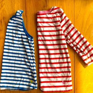 Mini Boden brand tank and short sleeve tees